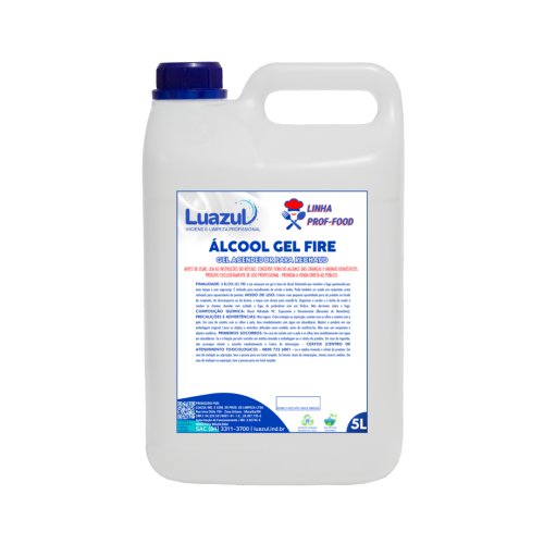 ALCOOL GEL FIRE 5LT MOCKUP